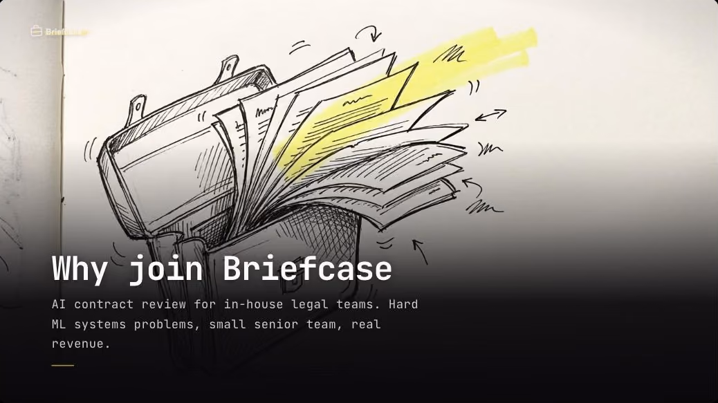 Briefcase deck title slide